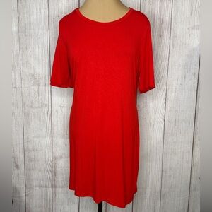 Classic Red Women's Dress by Carapace Size XL